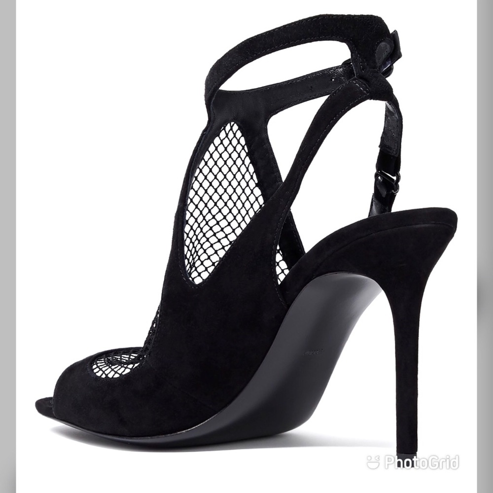 ALEXANDER WANG Black Piper Mesh Sandal Booties  EU 39 / US 9 New in Box - Picture 3 of 16